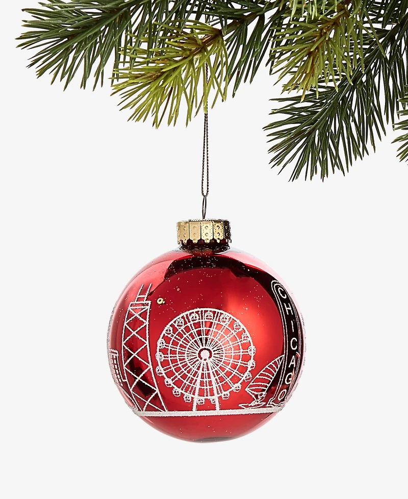 Holiday Lane Chicago Red Ferris Wheel Ornament, Exclusively at Macy's