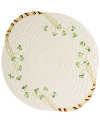 Belleek Pottery Shamrock Bread Plate