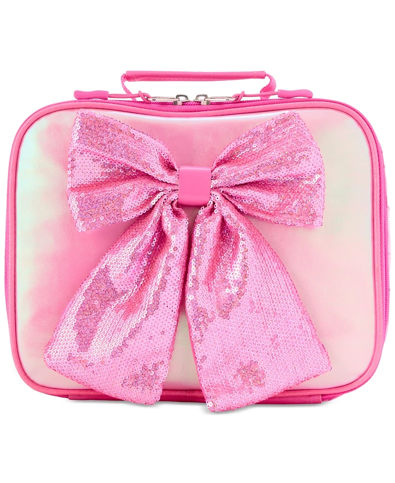 InMocean Big Girls Bow Backpack, Lunch Bag & Headphone Set