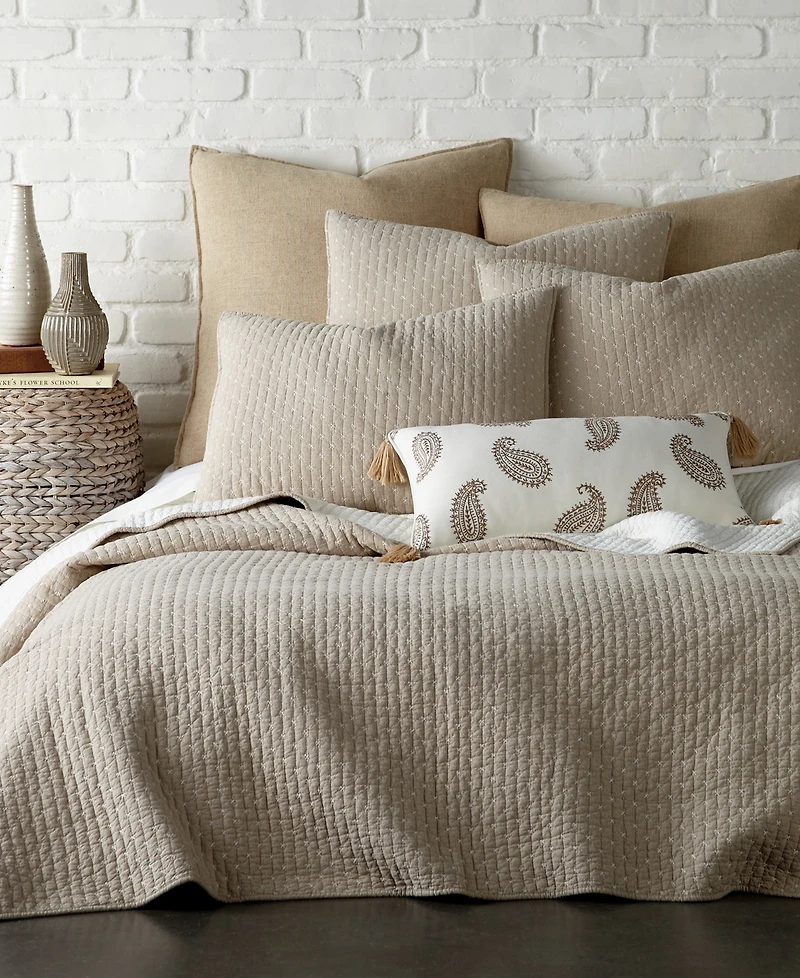 Levtex Cross Stitch Sham, Standard