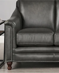 Hydeline Belfast 67" Top Grain Leather Loveseat