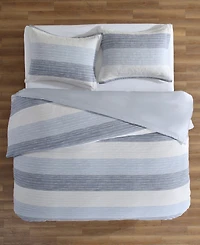 Levtex Sand Stripes Textured 3-Pc. Comforter Set