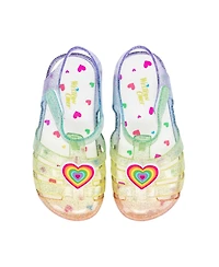 Western Chief Girls Wonder Everglitter Heart Lighted Sandal