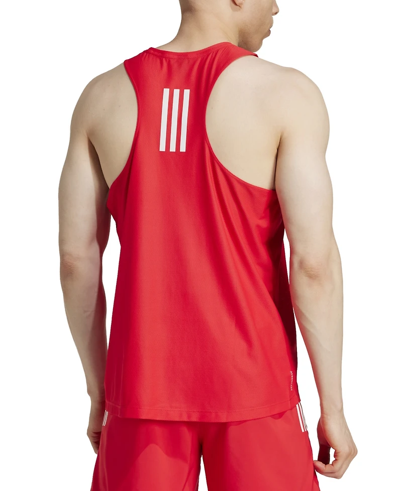adidas Men's Own The Run Moisture-Wicking Tank Top