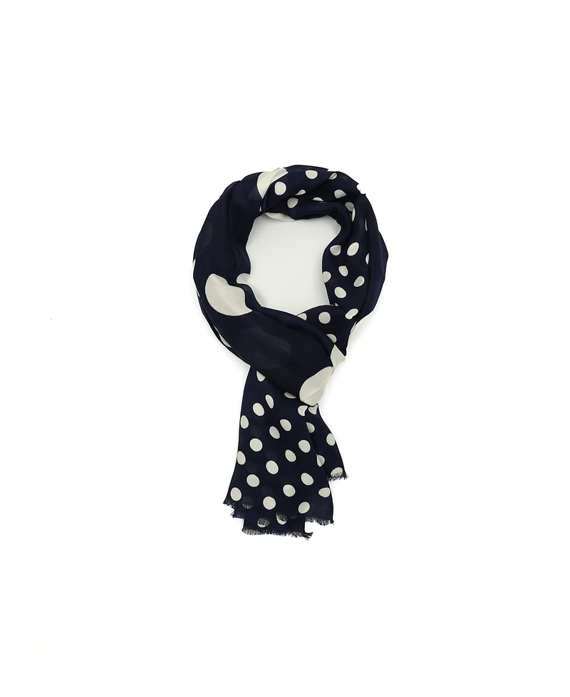 Kate Spade New York Women's Breezy Dot Viscose Oblong Scarf
