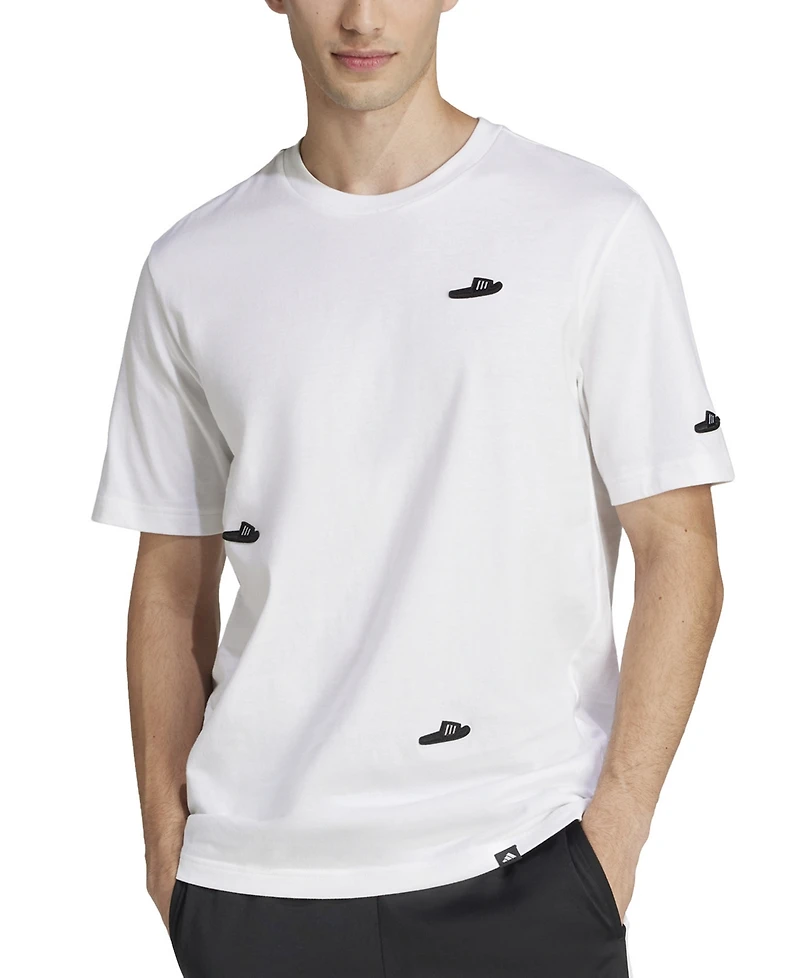 adidas Men's Slides Graphic T-Shirt