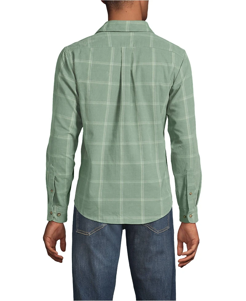 Lands' End Men's Pinwale Corduroy Shirt