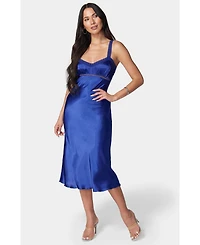 Bebe Women's Satin Midi Dress
