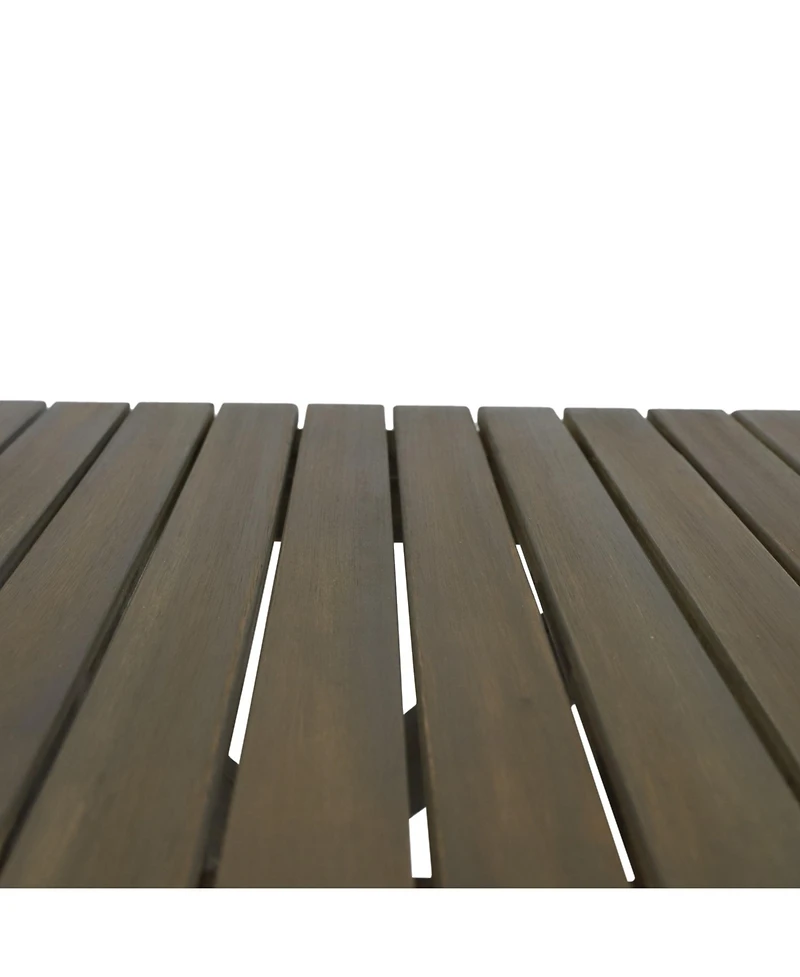 22.75 Inch Small Folding Table,Outdoor Folding Slide Table,Wood Table Top