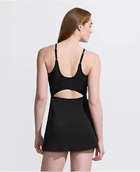 Lands' End Women's Tugless Monokini Swim Dress Swimsuit