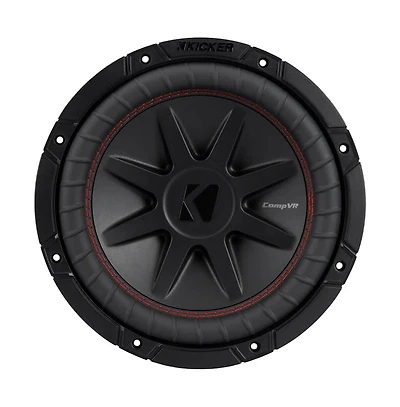 10" CompVR Series 4-Ohm with Dual Voice Coil Subwoofer