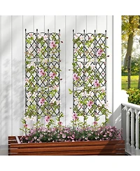 3-Pack Outdoor Plant Support Frame for Raised Garden Bed