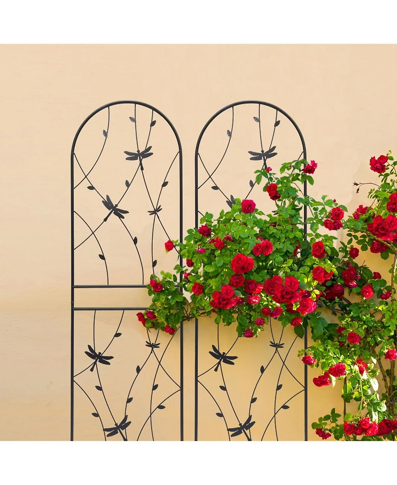 Streamdale Pack 71" Metal Garden Trellis