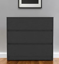 Versatile Three Drawer Dresser for Bedroom and Closet Organization