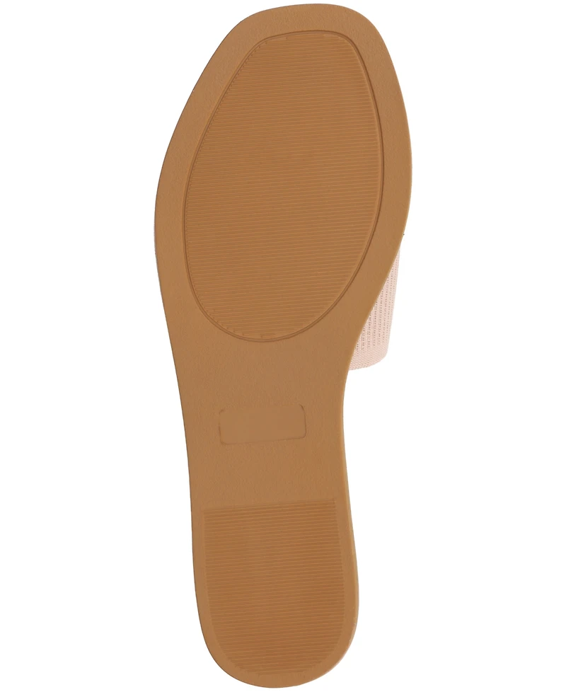 Journee Collection Women's Prisilla Single Band Slide Flat Sandals