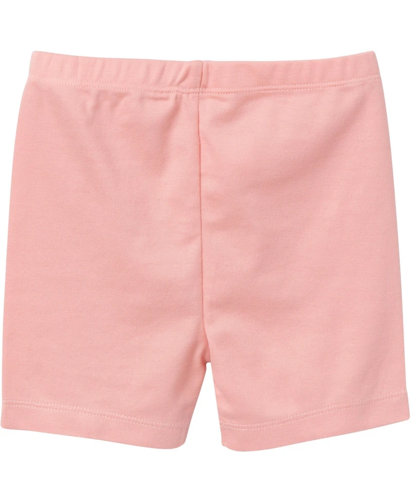 Gerber Baby Girls Top and Shorts Pajama Sets, 4-Piece, Ballet Slippers