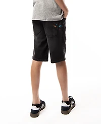 Ring of Fire Big Boys Revolve Stretch Denim Shorts