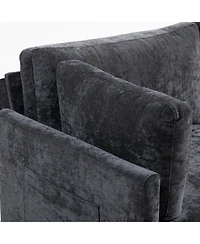 Streamdale 111.42x32.28" 3-Seater Chenille Sofa - Comfy, Cloud-Soft