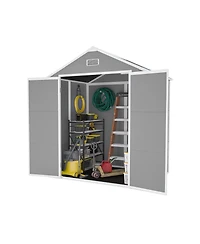 Streamdale Campcraft 6x5 Resin Shed - Waterproof, Uv Proof, Large Storage