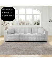 Streamdale 106" Light Gray Modular Sofa - Comfortable, Modern Design