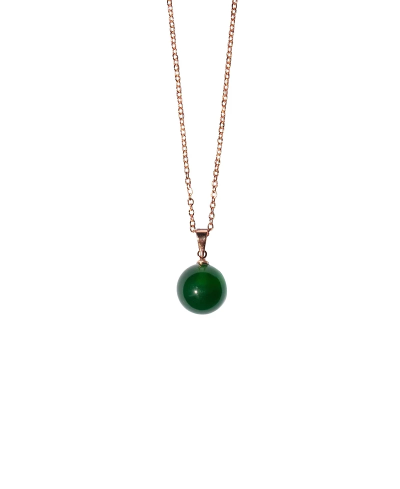 Greene — Green Jade Pendant Necklace