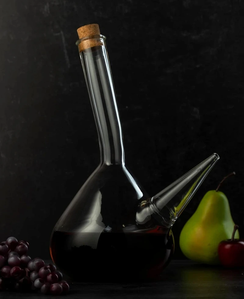 The Wine Savant Porron Handblown Wine Decanter