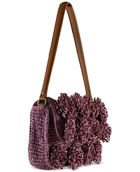 Sam Edelman Phoebe Small Raffia Shoulder Flap Shoulder Bag