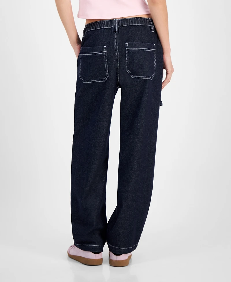 Madden Girl Juniors' Utility Skater Jeans