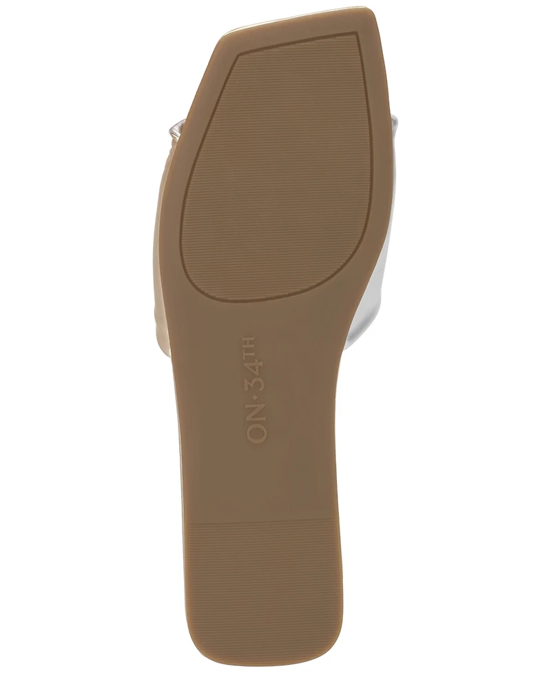 On 34th Women's Catryn Slide Flat Sandals, Exclusively at Macy's