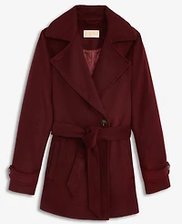 Michael Kors Women's Double-Breasted Belted Wrap Coat, Exclusively at Macy's