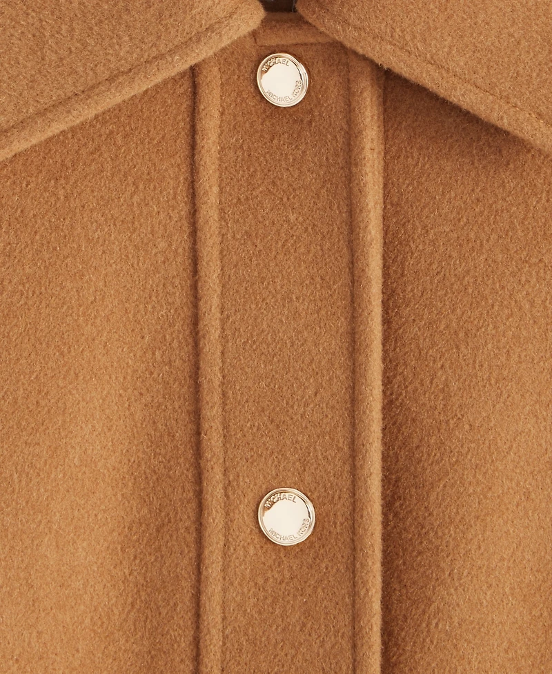 Michael Kors Women's Collared Button-Front Coat, Exclusively at Macy's