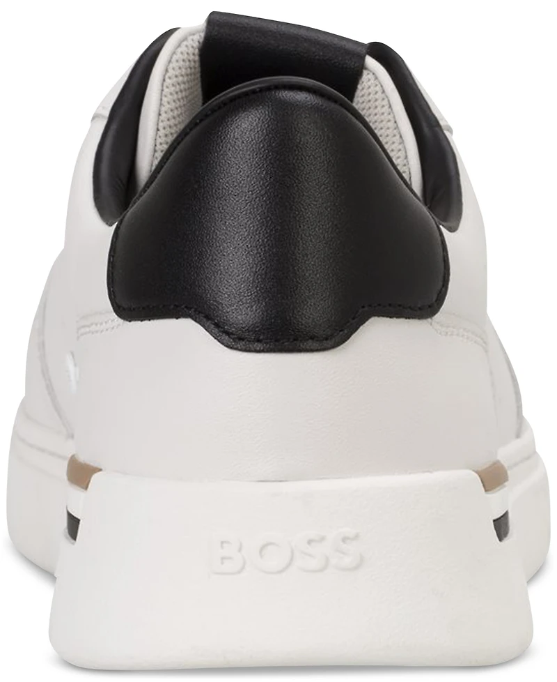 Boss by Hugo Men's Clint Leather Tennis-Style Sneakers