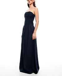 Lioness Women's Lush Strapless Linen-Blend Maxi Dress