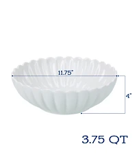 Bia Cordon Bleu Petal Round Serving Bowls, Set of 2
