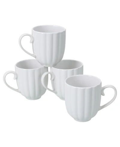 Bia Cordon Bleu Petal 4-Pc. Mugs Set, Service for 4