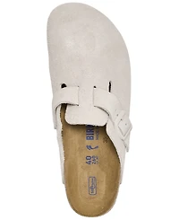 Birkenstock Women's Boston Soft Footbed Suede Leather Clogs from Finish Line