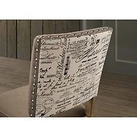 Streamdale Furniture Contemporary Rustic Counter Height Dining Chair Set in Driftwood Finish - Set of 2