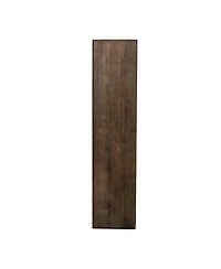 Streamdale 47x11x43" Classic Vintage Natural and White Wall Shelf