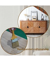 Streamdale Modern Accent Cabinet with Adjustable Shelves and 4 Doors