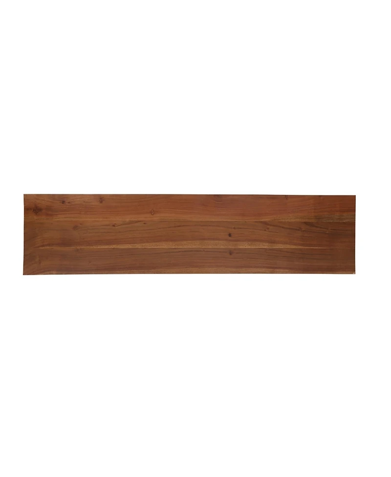 Streamdale 58x14x17.5" Asther Acacia Wood Tv Cabinet