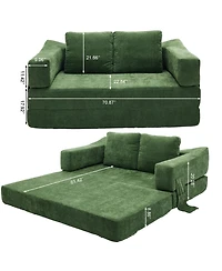 Streamdale Modern Fold-Out Sofa Bed Living Room, Bedroom, Apartment