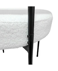 Streamdale White Mid-Century Dining Chairs (Set of 4)