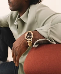 Movado Men's Bold Evolution 2.0 Swiss Quartz Chrono Ionic Plated Light Gold Steel Watch, 42mm