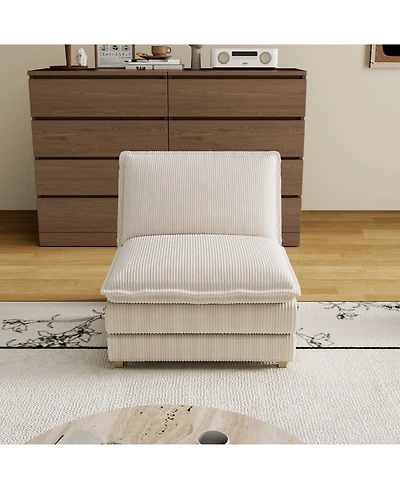 Streamdale Modular Sectional Sofa,Deep Seat Couch for Living Room, Modern L-Shaped Sofa for Living Room Bedroom Apartment,Beige