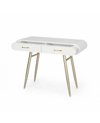 Streamdale Sleek and Sophisticated Neutrals Vanity Table with Drawers