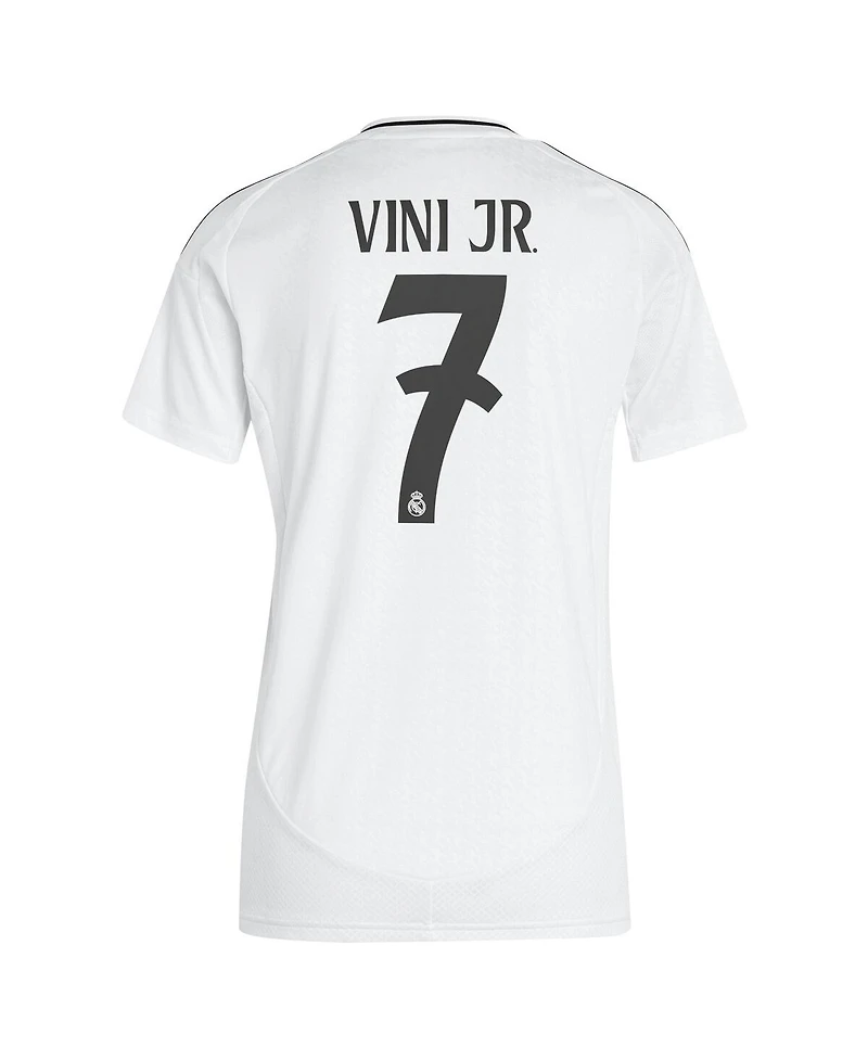 Adidas Women's Vini Jr. White Real Madrid 2024/25 Home Replica Player Jersey
