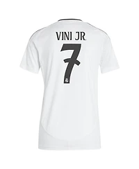 Adidas Women's Vini Jr. White Real Madrid 2024/25 Home Replica Player Jersey