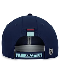Fanatics Men's Blue Seattle Kraken Authentic Pro Rink Adjustable Hat
