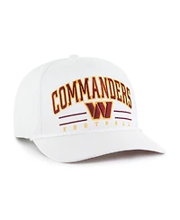 '47 Brand Men's White Washington Commanders Roscoe Hitch Rope Adjustable Hat