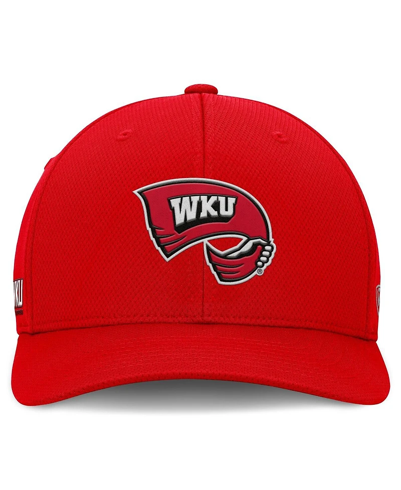 Top of the World Men's Red Western Kentucky Hilltoppers Reflex Performance Flex Hat